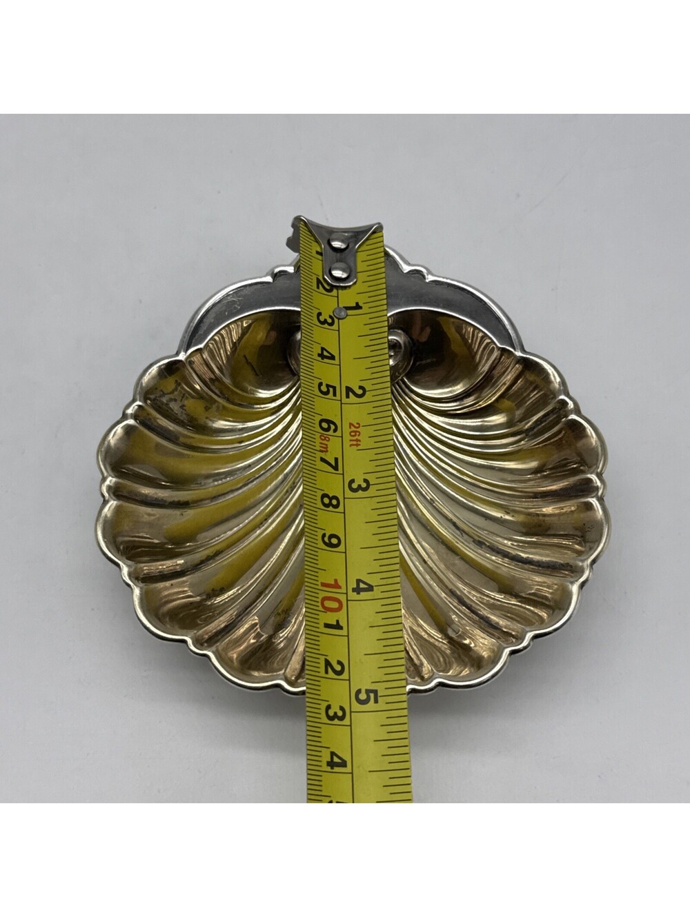 Gorham: Sterling 10 Vintage 94 Grams Gorham Scallop Shell 5x5 - Picture 8 of 8